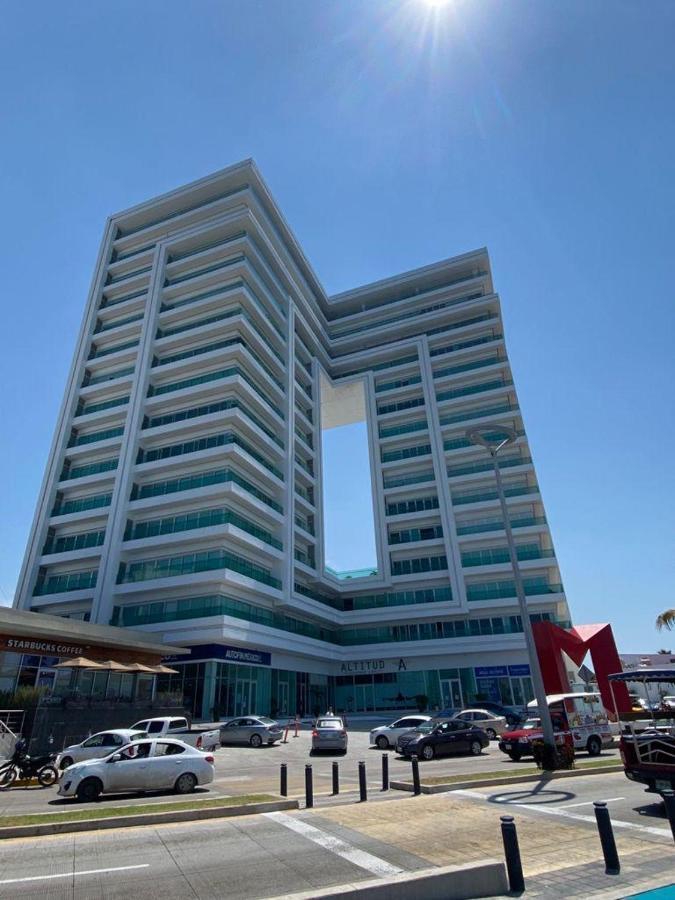 Condominio Torre Eme Frente Al Malecon Vista A La Ciudad Con Alberca Y Algo Al Mar Gimnacio Mazatlán Exteriér fotografie